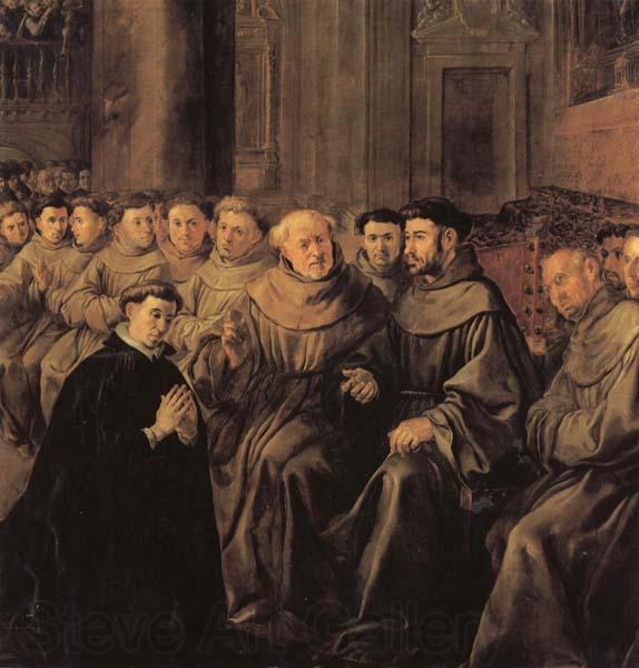 Francisco de herrera the elder St.Bonaventure Receiving the Habit of St.Francis